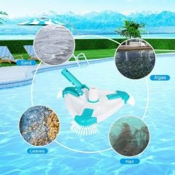 BENOBBY KIDS Dreieckiger Manueller Rotations-Poolreiniger, Schwimmbad-B��rstenkopf Zur Einfachen Reinigung Von W?nden, Fliesen Und B?den -Poolreinigung Verkäufe 2022 65688031 4