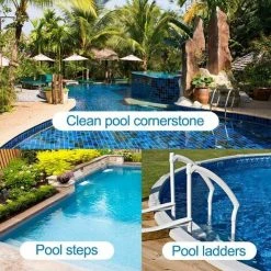 BENOBBY KIDS Hochleistungs-Pool-Reinigungsb��rste F��r Schwimmb?der, Ideal F��r Hartn?ckige Verschmutzungen Aluminiumgriff Und Edelstahlborsten F��r Spritzbeton -Poolreinigung Verkäufe 2022 65692573 5