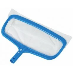 BF Professioneller Pool-Skimmer, Laubrechen-Reinigungswerkzeug Mit Feinem Tiefem Nylon-Netzbeutel – Schnelle Reinigung