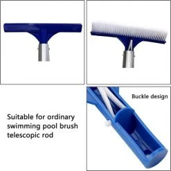 SOEKAVIA Schwimmbad BüRste Kunststoff Pool Pinsel BüRste Mit Aufnahme PoolbüRsten Reinigung Pools PoolbüRste Gute Wand Boden BüRste Poolwand Weiches Haar Schadet Der Pool-ReinigungsbüRste 25,0 Cm (1er Pack) -Poolreinigung Verkäufe 2022 66261673 4