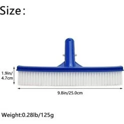 SOEKAVIA Schwimmbad BüRste Kunststoff Pool Pinsel BüRste Mit Aufnahme PoolbüRsten Reinigung Pools PoolbüRste Gute Wand Boden BüRste Poolwand Weiches Haar Schadet Der Pool-ReinigungsbüRste 25,0 Cm (1er Pack) -Poolreinigung Verkäufe 2022 66261673 5