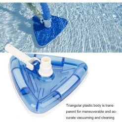 READCLY Schwimmbecken-Saugkopf, Transparenter Dreieckiger Vakuum-Bodenkopf Mit Bürstenschlauch-Schnittstelle, Sauberes, Schmutziges Schwimmbecken, Tauchbecken -Poolreinigung Verkäufe 2022 66539571 3