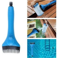 BF Schwimmbadreinigungswerkzeug Abnehmbare Schwimmbadfilter-Reinigungsbürste Kann An Den Gartenwasserschlauch Angeschlossen Werden (blau 1 Stück) -Poolreinigung Verkäufe 2022 66555763 5