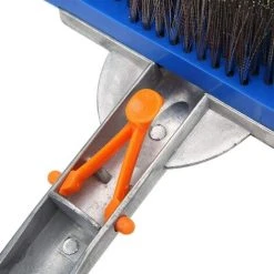 BF Schwimmbad-Reinigungsbürste 5 Zoll Schwimmbad-Drahtbürste Aluminium-Randbürste Aluminiumgriff Schwimmbad-Reinigungszubehör Zum Reinigen Von Böden Und Wänden (1 Stück) -Poolreinigung Verkäufe 2022 66555766 5