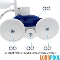 DECKON Set Mit 4 Kugellagern, Anpassbar F��r Das Rad Des Polaris 280 180 Roboter-Poolreiniger C60 -Poolreinigung Verkäufe 2022 66982046 5