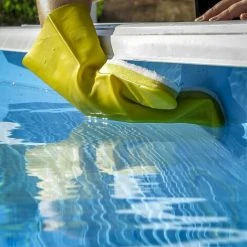 DECKON 2 St��ck Handschuhe Mit Schwamm Zum Reinigen Der Wasserlinie Des Pools Gelb Und Wei? (2 Rechte Hand) -Poolreinigung Verkäufe 2022 66983456 3