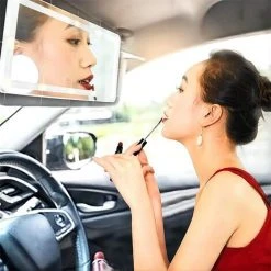 BENOBBY KIDS Auto-Sonnenblenden-Kosmetikspiegel, Schminkspiegel Mit Lichtmodi Und 60 LED-Leuchten, Wiederaufladbarer LED-beleuchteter Autospiegel Mit Dimmbarem Touchscreen, Sonnenblende, Reise-Kosmetikspiegel F��r Auto, LKW, SUV (Wei?) -Poolreinigung Verkäufe 2022 67069052 4