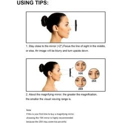 BENOBBY KIDS 10-facher Vergr??erungsspiegel, Reiseset Mit 3,5-Zoll-Doppelsaugnapflupe -Poolreinigung Verkäufe 2022 67069075 4