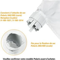 GESCHENKE 4er-Pack Filterbeutel Für Poolreiniger, Geeignet Für Polaris 360 Und 380 Poolreiniger Mit Reißverschluss Und Verstellbarem Design In Weiß, Für Polaris-Filterbeutel, Polaris-Pool-Roboter -Poolreinigung Verkäufe 2022 67328449 4