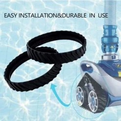 GESCHENKE 2 Ketten Anpassbar Für Zodiac MX6 MX8 MX9, Roboter-Pool-Reiniger-Reifen Baracuda R0526100, Schwimmbecken-Gürtel Für Zodiac MX8 MX6 Pool-Reiniger-Reifen, 2 Stück -Poolreinigung Verkäufe 2022 67328571 5