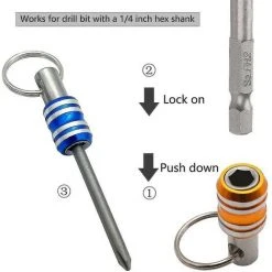MONLY Stück 1/4" Sechskantgriff Schlüsselanhänger Schraubendreher-Bithalter-Set Verlängerungsstange Schnellwechsel-Bit-Schrauben-Adapter-Schraube -Poolreinigung Verkäufe 2022 67457926 3