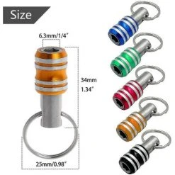MONLY Stück 1/4" Sechskantgriff Schlüsselanhänger Schraubendreher-Bithalter-Set Verlängerungsstange Schnellwechsel-Bit-Schrauben-Adapter-Schraube -Poolreinigung Verkäufe 2022 67457926 5