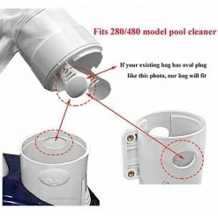 ECHOO 280 Und 480 Nylon-Pool-Reinigungsbeutel Universalfilterbeutel Ersatzbeutel Mit Reißverschluss 280 Reinigungsbeutel Ersatzbeutel -Poolreinigung Verkäufe 2022 67696188 5