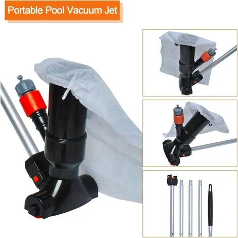 GDRHVFD Schwimmbad-Unterwasserstaubsauger Mit 5 Stangenabschnitten Und Saugspitzenanschluss Für Wasserdichtes Pool-Spa Und Springbrunnen 2 GDRHVFD Schwimmbad-Unterwasserstaubsauger Mit 5 Stangenabschnitten Und Saugspitzenanschluss Für Wasserdichtes Pool-Spa Und Springbrunnen – Bild 2