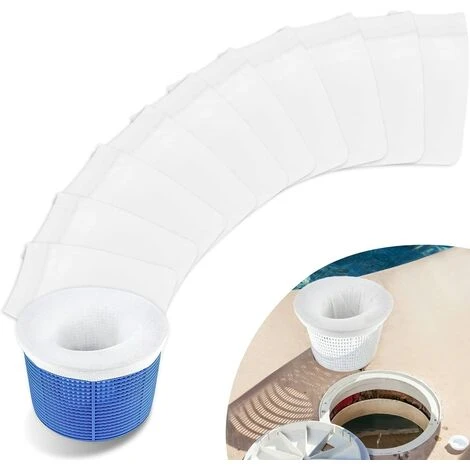 GDRHVFD Pool-Skimmer-Netz, Skimmer-Socke Pool-Skimmer-Filtersocke Schwimmbecken-Skimmer-Socken-Filter Blätter, Haare, Insekten, Pollen – 10 Stück 1 GDRHVFD Pool-Skimmer-Netz, Skimmer-Socke Pool-Skimmer-Filtersocke Schwimmbecken-Skimmer-Socken-Filter Blätter, Haare, Insekten, Pollen – 10 Stück
