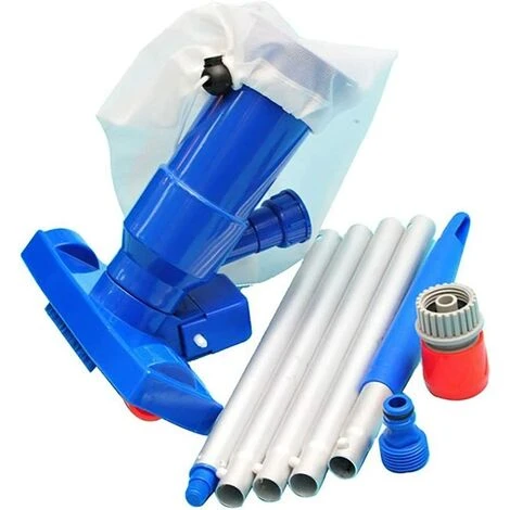 GDRHVFD Schwimmbad-Staubsauger Mit Netz, Pool-Staubsauger-Kit, Mini-Schwimmbad-Jet-Staubsauger Mit 5 Sticks, Schwimmbad-Reinigungszubehör 1 GDRHVFD Schwimmbad-Staubsauger Mit Netz, Pool-Staubsauger-Kit, Mini-Schwimmbad-Jet-Staubsauger Mit 5 Sticks, Schwimmbad-Reinigungszubehör