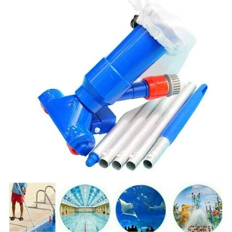 GDRHVFD Schwimmbad-Staubsauger Mit Netz, Pool-Staubsauger-Kit, Mini-Schwimmbad-Jet-Staubsauger Mit 5 Sticks, Schwimmbad-Reinigungszubehör 2 GDRHVFD Schwimmbad-Staubsauger Mit Netz, Pool-Staubsauger-Kit, Mini-Schwimmbad-Jet-Staubsauger Mit 5 Sticks, Schwimmbad-Reinigungszubehör – Bild 2