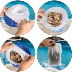 GDRHVFD Schwimmbad-Nylonfilter, Elastische Nylonfilter, Skimmer-Socken, Pool-Stofffilter, Pool-Skimmer-Filter Zum Herausfiltern Von Insekten, Blättern, Haaren, Schaum – 10 Stück -Poolreinigung Verkäufe 2022 67720317 5