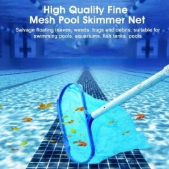 GDRHVFD Schwimmbeckenboden Kescher Feinmaschiger Kunststoff Schwimmbecken Reinigungsnetz Oberfläche Blattaufnahme Pool Fischernetz Zubehör Für Poolbrunnen (blau) -42 * 48 Cm -Poolreinigung Verkäufe 2022 67720444 4