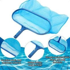 GDRHVFD Schwimmbeckenboden Kescher Feinmaschiger Kunststoff Schwimmbecken Reinigungsnetz Oberfläche Blattaufnahme Pool Fischernetz Zubehör Für Poolbrunnen (blau) -42 * 48 Cm -Poolreinigung Verkäufe 2022 67720444 5