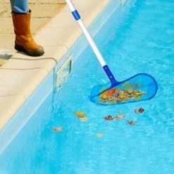 GDRHVFD Set Schwimmbeckennetz, Aluminium-Oberflächenkescher Kescher Mit 1,2 M Aluminiumstange Und Feinmaschigem Netz Für Schwimmbecken, Teiche, Springbrunnen, Teich, Aquarium -Poolreinigung Verkäufe 2022 67720510 5