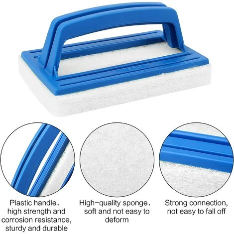HIASDFLS Stück Wasserleitungs-Schwammbürste, Schwimmbecken-Reinigungsbürste Kunststoff-Schwimmbadbürste Pool-Wasserleitungsbürste Zum Reinigen Von Wänden Von Pool-Whirlpools (14,5 * 7 Cm) 3 HIASDFLS Stück Wasserleitungs-Schwammbürste, Schwimmbecken-Reinigungsbürste Kunststoff-Schwimmbadbürste Pool-Wasserleitungsbürste Zum Reinigen Von Wänden Von Pool-Whirlpools (14,5 * 7 Cm) – Bild 3