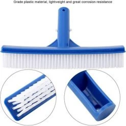 HIASDFLS Schwimmbecken-Bürstenkopf Premium 25,3 Cm Schwimmbecken-Reinigungsbürste Besenbürsten Reinigt Mühelos Wände, Fliesen Und Böden. Schlankes Und Starkes Design -Poolreinigung Verkäufe 2022 67820452 5