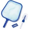 HIASDFLS Pool-Reinigungsset, Schwimmbecken-Reinigungsset Mit Pool-Blattnetz, Reinigungsbürste, Schwammbürste, Handschuhen Und Reparaturflicken Für Pool-Whirlpool-Spa-Teich