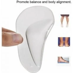 MONLY Gel-Einlegesohlen, 2 Paar Transparente Orthopädische Einlegesohlen, Fußgewölbestütze, Weiche, Wiederverwendbare Silikonhüllen Zur Schmerzlinderung, T-Audace -Poolreinigung Verkäufe 2022 68482209 3