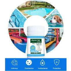 BENOBBY KIDS 50 St��ck Multifunktionale Chlortabletten F��r Die Whirlpool-Pool-Spa-Reinigung -Poolreinigung Verkäufe 2022 68748938 3