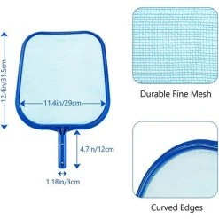 LONGZIMING Schwimmbeckennetz, Tencoz Aluminium Oberflächenkescher Kescher Mit 1,2 M Aluminiumstange Und Feinmaschigem Netz Für Schwimmbecken, Teiche, Springbrunnen, Teich, Aquarium 8 LONGZIMING Schwimmbeckennetz, Tencoz Aluminium Oberflächenkescher Kescher Mit 1,2 M Aluminiumstange Und Feinmaschigem Netz Für Schwimmbecken, Teiche, Springbrunnen, Teich, Aquarium -Poolreinigung Verkäufe 2022 68970898 4