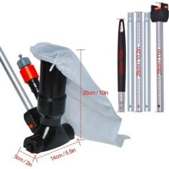 LONGZIMING Schwimmbad-Unterwasserstaubsauger Mit 5 Stangenabschnitten Und Saugspitzenanschluss Für Wasserdichten SPA-Pool Und Springbrunnen -Poolreinigung Verkäufe 2022 68972079 3