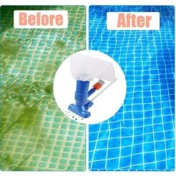 LONGZIMING Manueller Pool-Staubsauger – Jet-Pool-Reiniger Mit 4 Oberflächennetzen Und 5-teiligem Schaft – Manueller Pool-Staubsauger Für Teiche, Aquarien Und Springbrunnen -Poolreinigung Verkäufe 2022 68972846 4