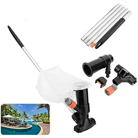 LONGZIMING Schwimmbad-Staubsauger, 5-poliger Schwimmbad-Staubsauger, Schwimmbad-Blatt-Staubsauger Mit Ultrafeinem Netzbeutel, Tragbares Reinigungs-Hoover-Saugwerkzeug Für Den Außenbereich 5 LONGZIMING Schwimmbad-Staubsauger, 5-poliger Schwimmbad-Staubsauger, Schwimmbad-Blatt-Staubsauger Mit Ultrafeinem Netzbeutel, Tragbares Reinigungs-Hoover-Saugwerkzeug Für Den Außenbereich – Bild 5