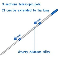 LONGZIMING Oberflächen-Kescher, Blattsammel-Kescher, Pool-Oberflächen-Kescher Für Schwimmbäder, Spas, Teiche Und Springbrunnen -Poolreinigung Verkäufe 2022 68972891 3
