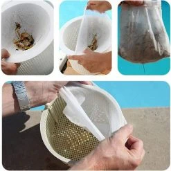 LONGZIMING Pool-Filtersocken 丨 Pool Skimmer Socks 丨 Pool Skimmer Socks- Filter Savers For Filter Skimmer Basket, Screen Liner- Ultra Fine Mesh For Pool Basket(10pcs) -Poolreinigung Verkäufe 2022 68972926 4