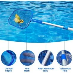 LONGZIMING Schwimmkescher, Schwimmbecken-Skimmer Mit 90 Aluminium-Teleskopstange Für Schwimmbecken, Teiche, Aquariu, Heiße Quellen, Springbrunnen, Teich (tiefes Kescher) 7 LONGZIMING Schwimmkescher, Schwimmbecken-Skimmer Mit 90 Aluminium-Teleskopstange Für Schwimmbecken, Teiche, Aquariu, Heiße Quellen, Springbrunnen, Teich (tiefes Kescher) -Poolreinigung Verkäufe 2022 68973513 3