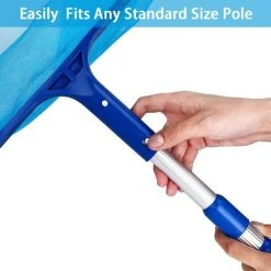 LONGZIMING Aiglam Oberflächen-Kescher Für Schwimmbäder, Schwimmskimmer-Kescher, Feinmaschiges Netz, Stabiler Rahmen – Für Schwimmbäder, Spas, Teiche, Springbrunnen (keine Teleskopstange) -Poolreinigung Verkäufe 2022 68973519 3