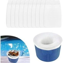 LONGZIMING Pool-Skimmer-Socken, Skimmer-Vorfilter, Pool-Vorfilter, Pool-Skimmer-Sockenfilter Für Poolkorb, Pool-Skimmer-Socken Für Schwimmbäder (20 Stück)