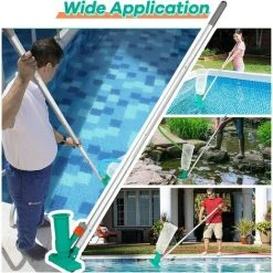 LYCXAMES Schwimmbecken-Staubsauger, Tragbarer Schwimmbecken-Jet-Reinigungs-Staubsauger Für Die Schwimmbeckenreinigung, Schwimmbecken-Reinigungsset, Saugkopf Mit Bodenbürste, Abnehmbarer Aluminiumschaft -Poolreinigung Verkäufe 2022 69258585 5