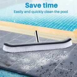 LYCXAMES Schwimmbecken-Bürstenkopf Schwimmbecken-Bürstenkopf Premium 18 Zoll Aluminium-Reinigungsbürste Für Pool, Spa, Wannen, Wände, Fliesen, Böden (Grau) -Poolreinigung Verkäufe 2022 69258716 4