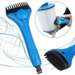 LYCXAMES Schwimmbad-Filterbürste, 1 Stück Mini-Handfilter-Reinigungskamm Schwimmbadkartuschen-Reinigungszubehör -Poolreinigung Verkäufe 2022 69259314 4