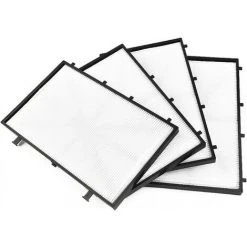 LYCXAMES Set Mit 4 Ersatz-Filterkartuschen, Nur Kompatibles Filterelement, Weiß