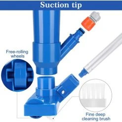 LYCXAMES Pool-Staubsauger-Kit, Mini-Pool-Jet-Staubsauger, Mit Bürste, Beutel Und 5 Sticks, Pool-Reinigungszubehör Für Blätter, Schmutz Und Sand Und Kalk -Poolreinigung Verkäufe 2022 69260798 3