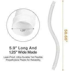 NAXUNNN Ersatz-Poolschlauch Mit 32 Zoll Durchmesser Für Oberirdische Pools, 1,5 Meter Lang (2er-Pack) -Poolreinigung Verkäufe 2022 69292752 5