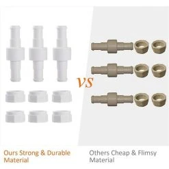 JOORRT D20 Set Mit 3 Drehanschlüssen Für Gartenschläuche Mit 6 D15-Armaturen -Poolreinigung Verkäufe 2022 69448440 4