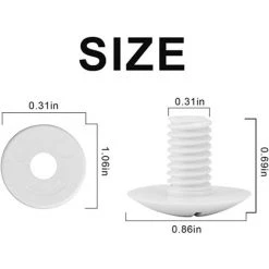 JOORRT 6er-Pack Poolreiniger-Ersatzradschrauben 180 280 C55 Mit Zusätzlichen Unterlegscheiben, C55 C-55-Ersatzteile 9 JOORRT 6er-Pack Poolreiniger-Ersatzradschrauben 180 280 C55 Mit Zusätzlichen Unterlegscheiben, C55 C-55-Ersatzteile -Poolreinigung Verkäufe 2022 69448595 5