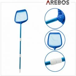 AREBOS Poolkescher Laubkescher Oberflächenkescher Kescher Mit Teleskopstange 7 AREBOS Poolkescher Laubkescher Oberflächenkescher Kescher Mit Teleskopstange -Poolreinigung Verkäufe 2022 7008995 3