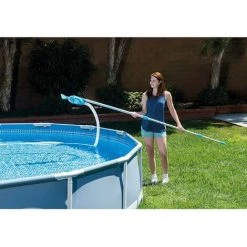 Intex 28003 Pool Reinigungsset Deluxe Bodensauger Kescher Teleskopstange 279cm -Poolreinigung Verkäufe 2022 7904334 3
