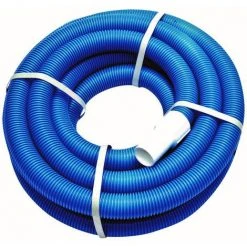 Well2wellness Poolschlauch/Schwimmbadschlauch 38mm Mit Schlauchtüllen An Beiden Enden - 12 M Lang